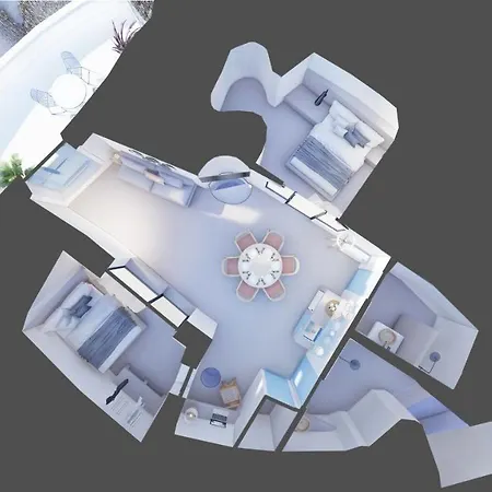 Acave Santorini Apartament Vóthon
